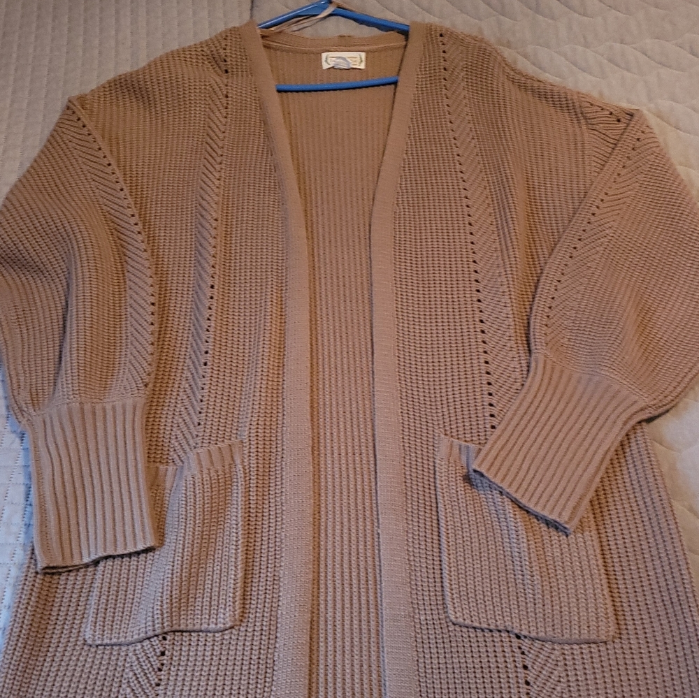Sweater coat  full length